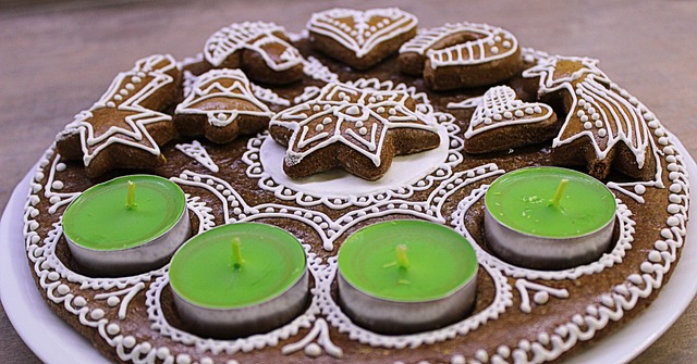 adventní věnec perníkový